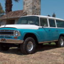 1968 Turquoise/White International Harvester Travelall thumbnail