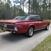 1968 Red Mercury Cougar thumbnail