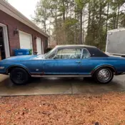 1968 Blue Mercury Cougar thumbnail