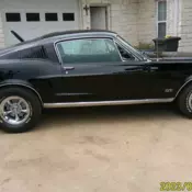 1968 Black Ford Mustang thumbnail
