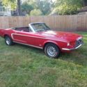 1968 Red Ford Mustang thumbnail