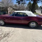 1968 Red Oldsmobile Cutlass thumbnail