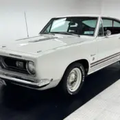 1968 Sable White Plymouth Barracuda thumbnail