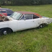 1968 White Plymouth Road Runner thumbnail