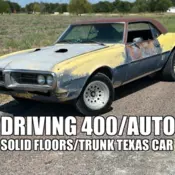 1968 Yellow Pontiac Firebird thumbnail