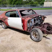 1968 Red Pontiac GTO thumbnail