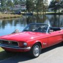 1968 Red Ford Mustang thumbnail