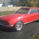 1968 Red Ford Mustang thumbnail