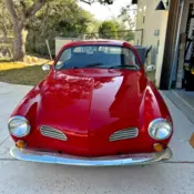 1968 Red Volkswagen Karmann Ghia thumbnail
