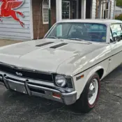 1969 White Chevrolet Nova thumbnail