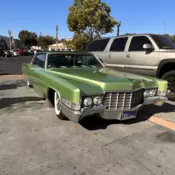 1969 Green Cadillac 62 Sedan thumbnail