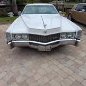 1969 White Cadillac Eldorado thumbnail