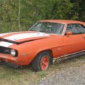 1969 Orange Chevrolet Camaro thumbnail