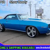 1969 Blue Chevrolet Camaro RS thumbnail
