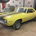 1969 Yellow Chevrolet Camaro thumbnail