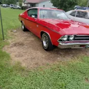 1969 Red Chevrolet Chevelle thumbnail