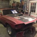 1969 T5 Candyapple Red with Low Gloss Black Ford Mustang thumbnail