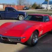 1969 MONZA RED Chevrolet Corvette thumbnail