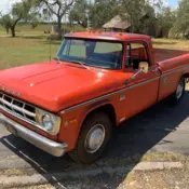 1969 Red Dodge D200 thumbnail