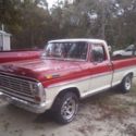 1969 Red and White Ford F-100 thumbnail