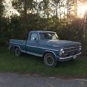 1969 Blue Ford F-100 thumbnail