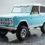1969 Blue Ford Bronco thumbnail