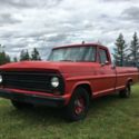 1969 Red Ford F-100 thumbnail