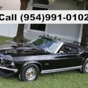 1969 Black Ford Mustang thumbnail