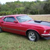 1969 Red Ford Mustang thumbnail