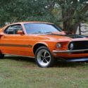 1969 Orange Ford Mustang thumbnail