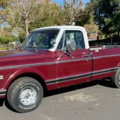 1969 maroon GMC c10 1500 1/2 ton truck thumbnail