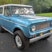 1969 Blue International Harvester Scout 800 thumbnail