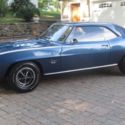 1969 dusk blue Chevrolet Camaro thumbnail