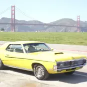 1969 Yellow Mercury Cougar thumbnail