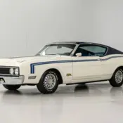 1969 Wimbledon White/Presidential Blue Mercury Cyclone thumbnail
