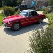 1969 Red MG 1000 MB thumbnail