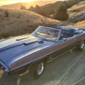 1969 Blue Pontiac Firebird thumbnail