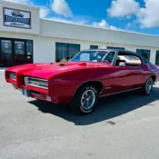 1969 Red Pontiac GTO thumbnail