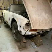1969 White Triumph TR 6 thumbnail
