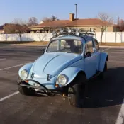 1969 Blue Volkswagen Beetle (Pre-1980) thumbnail