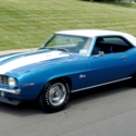 1969 Blue Chevrolet Camaro thumbnail
