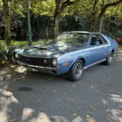 1970 Blue AMC AMX thumbnail