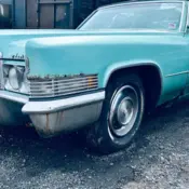 1970 Aqua Cadillac DeVille thumbnail