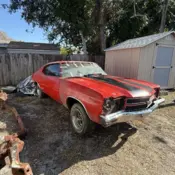 1970 Red Chevrolet Chevelle thumbnail