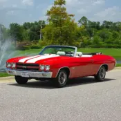 1970 Cranberry Red Chevrolet Chevelle thumbnail