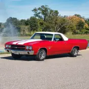 1970 Cranberry Red Chevrolet El Camino thumbnail