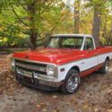 1970 orange/white Chevrolet C-10 thumbnail