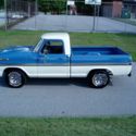 1970 Blue Ford F-100 thumbnail