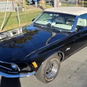 1970 Black Ford Mustang thumbnail