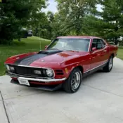 1970 RED Ford Mustang thumbnail